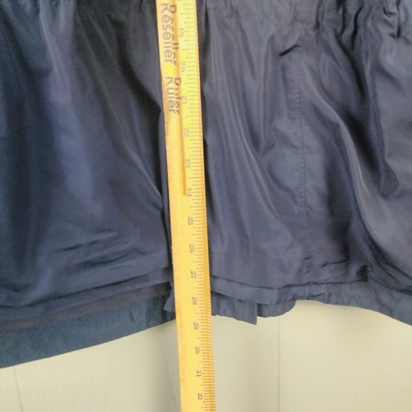 J Jill Rain Jacket Womens XL Blue 4 Pocket Lightweight Utility Outdoor Zip Lined - Picture 7 of 10